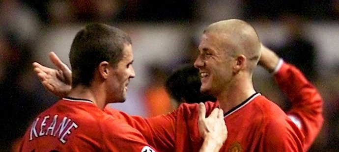 Roy Keane a David Beckham