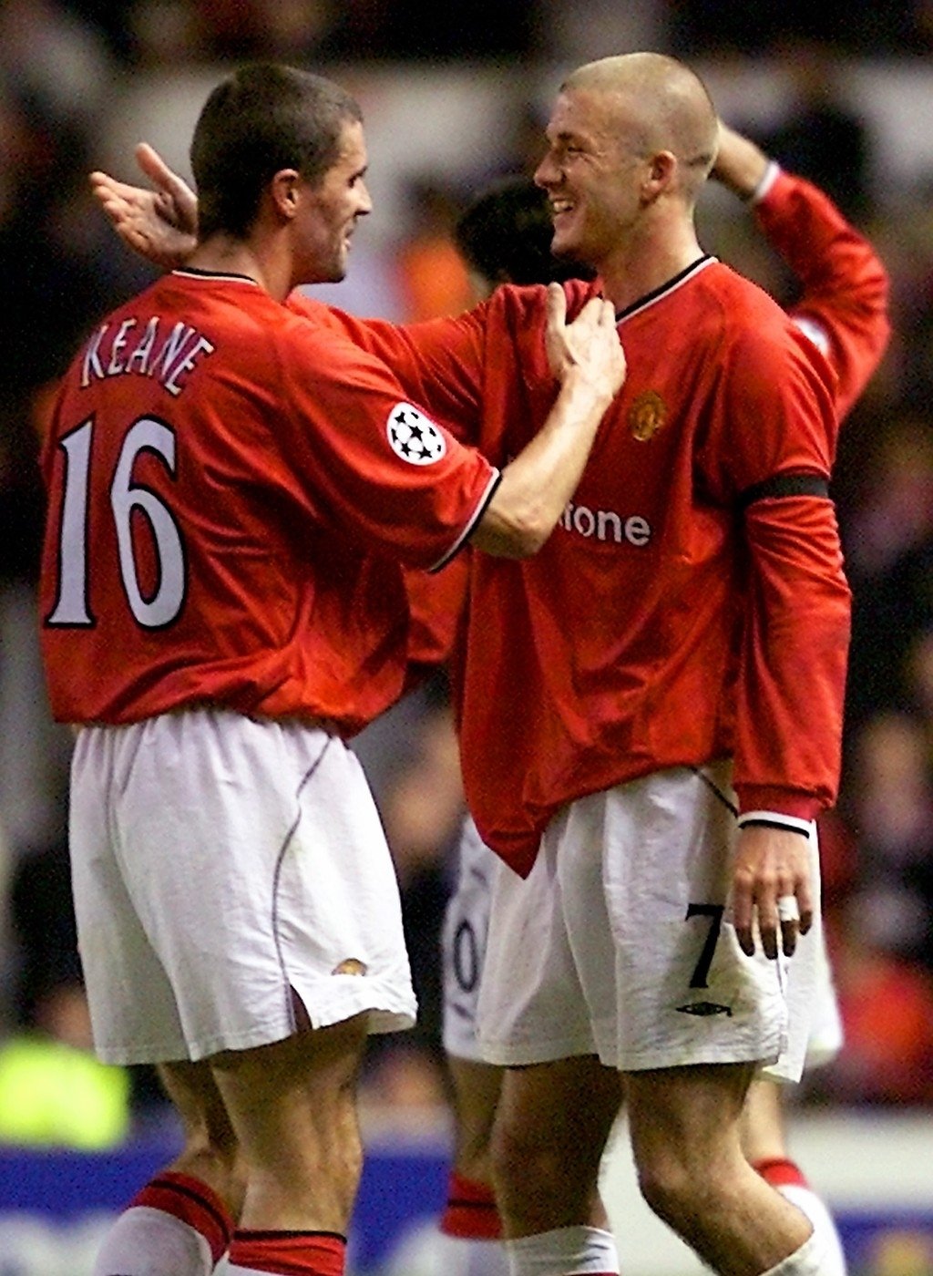 Roy Keane a David Beckham