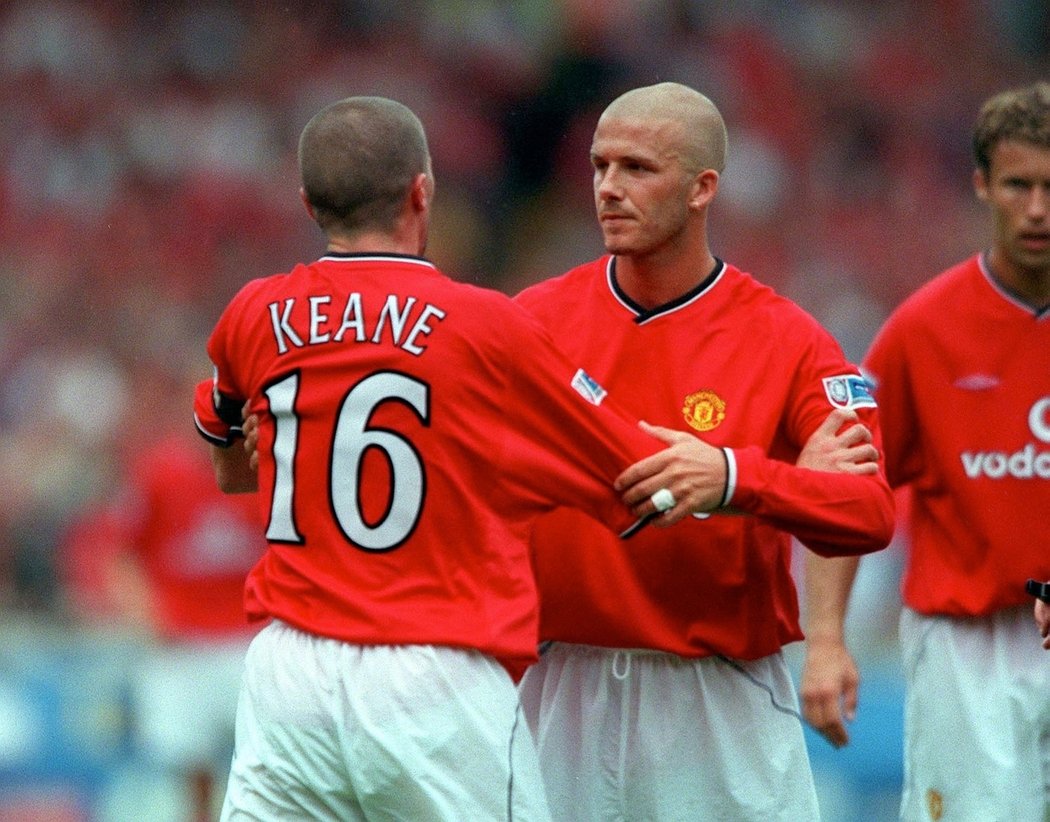 Roy Keane a David Beckham