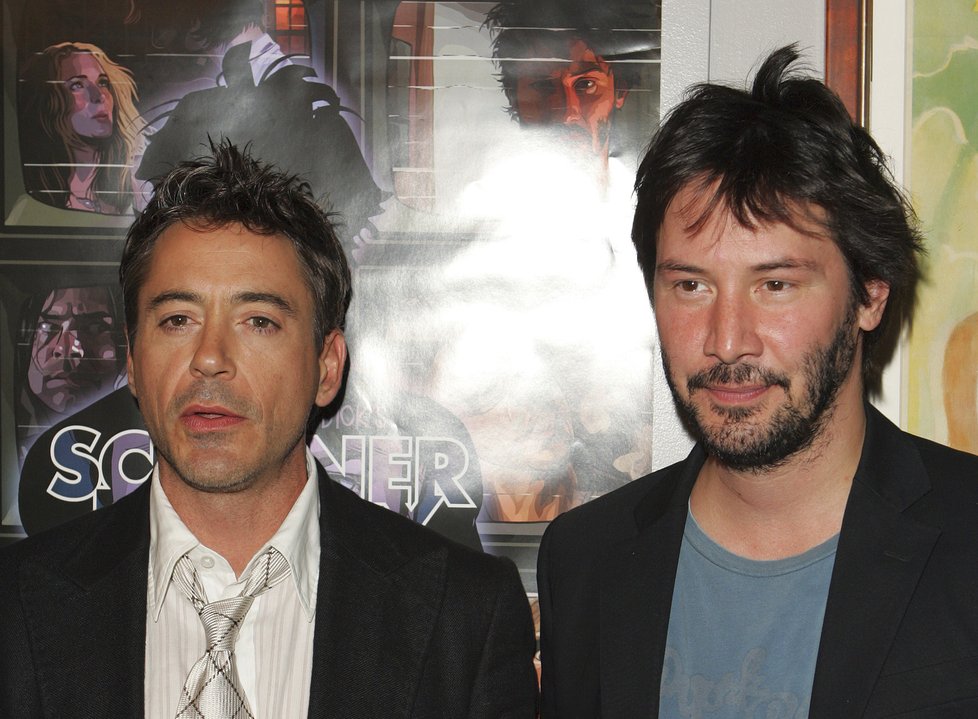 Keanu Reeves a Robert Downey Jr.