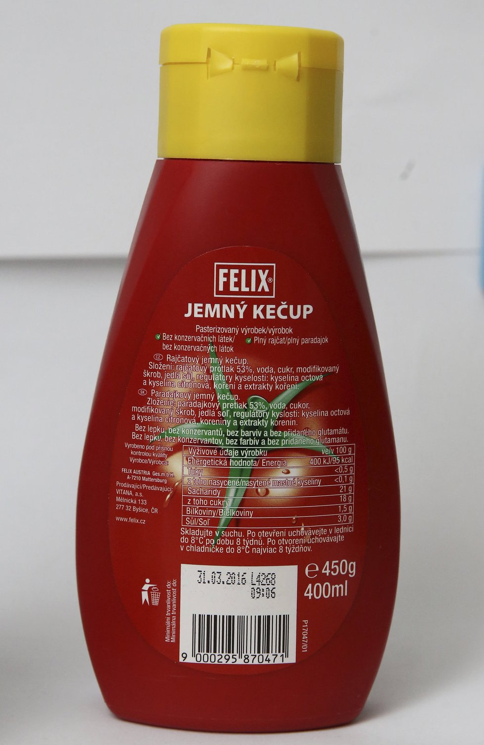 Felix Jemný kečup, plný rajčat