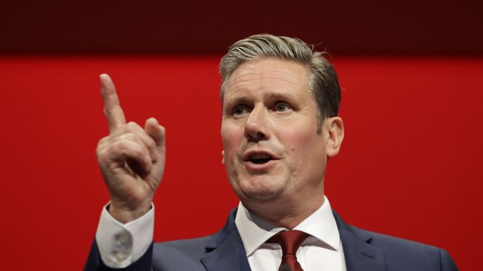 Nový šéf britských labouristů Keir Starmer.