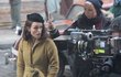Holywoodská herečka Keira Knightley natáčí film The Aftermath (Následky) v Praze.
