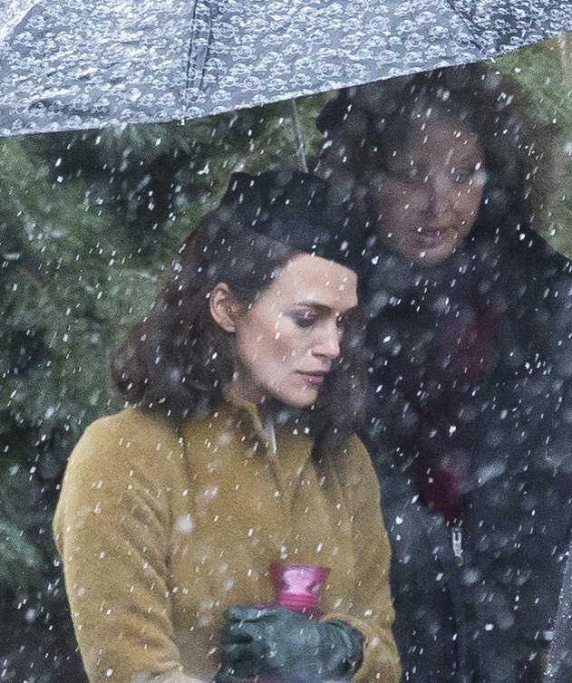 Holywoodská herečka Keira Knightley natáčela film The Aftermath (Následky) v Praze.