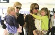 Nicole Kidman a Keith Urban odlétají i ze svými dcerami ze Sydney