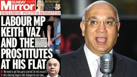 Britský poslanec Keith Vaz si objednával prostituty a provozoval s nimi nechráněný sex.