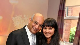 Britský poslanec Keith Vaz s dcerou