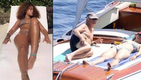 Celebrity si užívají slunce na dovolené: Rihanna se opaluje na Barbadosu a švédský král Carl Gustaf v Saint Tropez