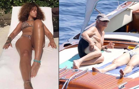 Celebrity si užívají slunce na dovolené: Rihanna se opaluje na Barbadosu a švédský král Carl Gustaf v Saint Tropez