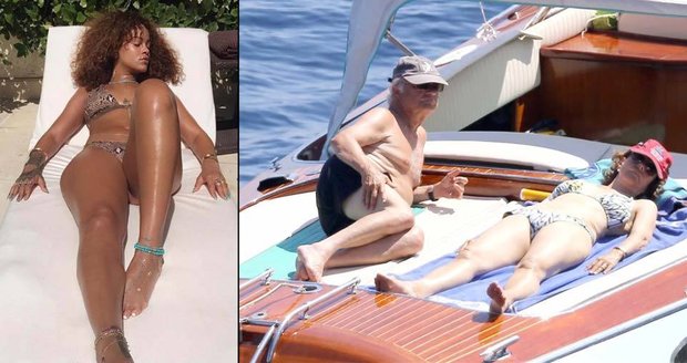 Celebrity na dovolených. Rihanna se sluní na Barbadosu a švédský král v Saint Tropez.