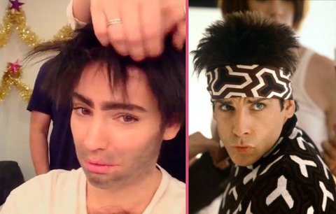 Modelka se převlékla za fešáka z filmu Zoolander? Poznáte ji?