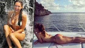 Sexy Kelly Brook je holka krev a mlíko: Na sociální síti se pochlubila fotkami v plavkách