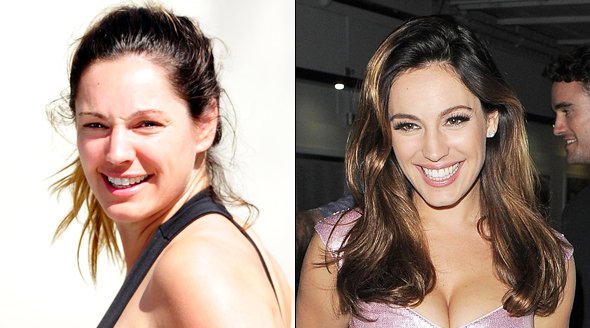 Modelka Kelly Brook vypadá bez líčidel dobře.