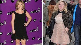 Příšerná proměna zpěvačky Kelly Clarkson: Tloustne ze stresu!