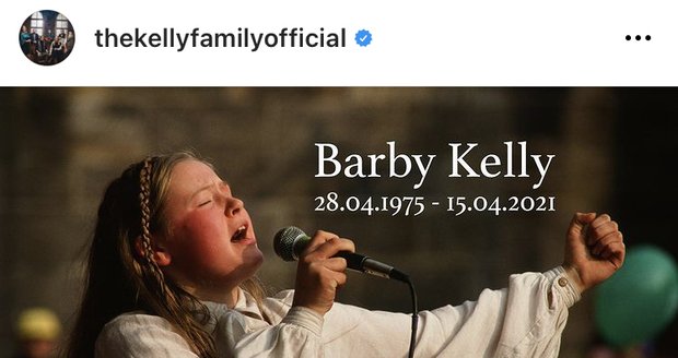 Jedna z členek Kelly Family zemřela.