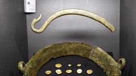 Největší zlatý poklad! Mince Keltů našel před 250 lety nádeník při sekání trávy