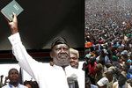 Neoficiální inaugurace neúspěšného prezidentského kandidáta Raily Odingy.
