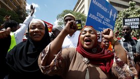 Keňské hlavní město Nairobi: Protest proti LGBT (6.10.2023)