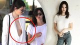 Kim Kardashian má sexy sestru! Kendall Jenner se ukázala bez podprsenky