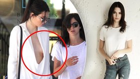 Kim Kardashian má sexy sestru! Kendall Jenner se ukázala bez podprsenky