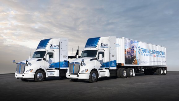 První těžké nákladní automobily na vodík jsou připraveny
