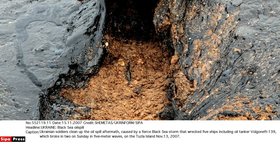 Ropná katastrofa: Potopením tankeru Volgoněfť-139 uniklo do Kerčského průlivu 4000 tun mazutu (listopad 2007).