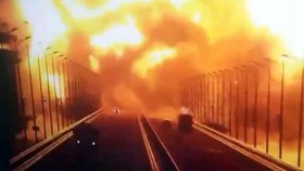 Výbuch Kerčského mostu (8.10.2022)