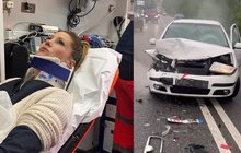 To byla rána! V úterý měla Tereza Kerndlová (37) vážnou dopravní nehodu. Do jejího auta v plné rychlosti narazil u Lipůvky na Blanensku zezadu jiný řidič. Zpěvačku i jejího muže odvezla záchranka!