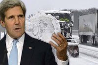 Ministr zahraničí USA Kerry dostal pokutu! Kvůli sněhu