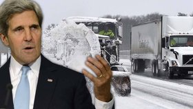 Americký ministr zahraničí John Kerry vyfasoval pokutu! Za neodklizení sněhu z chodníku u svého domu.