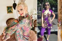 Babička je posedlá tetováním: Za kérky už zaplatila víc jak 700 tisíc a nehodlá přestat