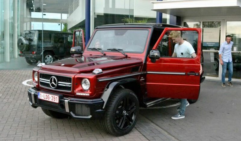 Kevin De Bruyne a Mercedes-Benz G