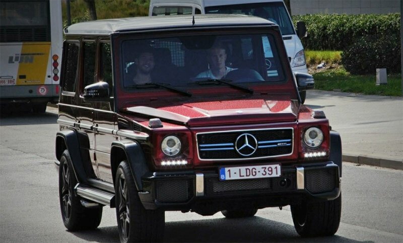 Kevin De Bruyne a Mercedes-Benz G