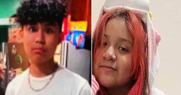 Kevin Figueros (14) a jeho milá Amaya Arguellesová (11) ujeli téměř 2000 km, než byli dopadeni.