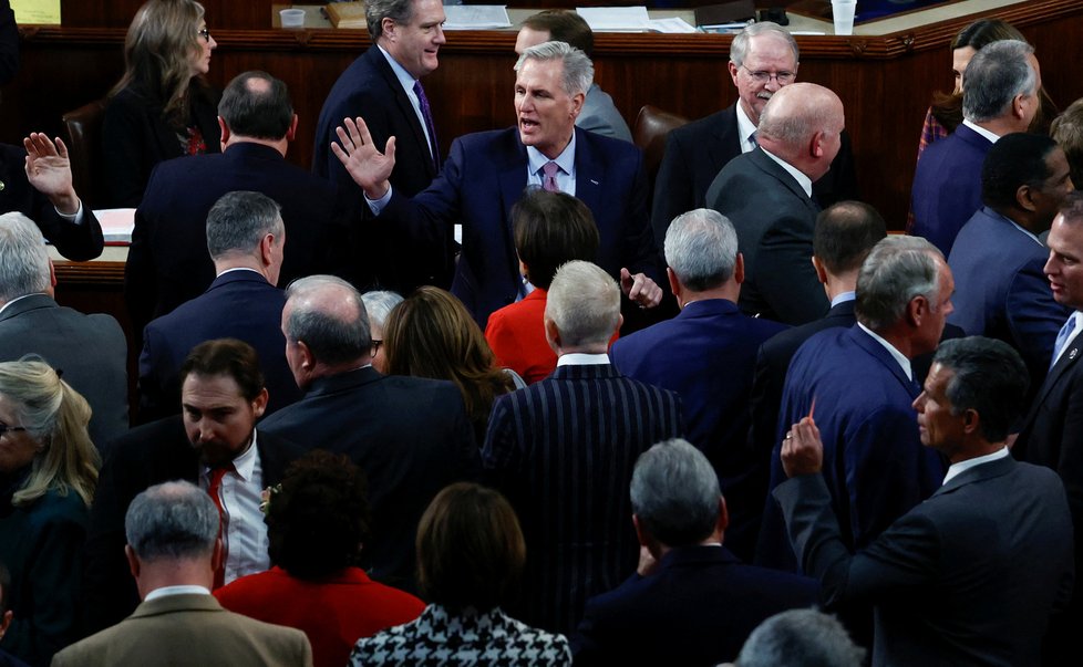 Kevin Mc Carthy byl zvolen předsedou americké Sněmovny reprezentantů