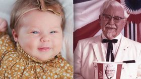 Kvůli vizi peněz od KFC rodiče pojmenovali svou dceru po zakladateli restaurace.