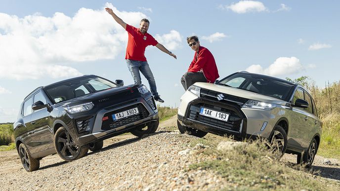 KGM Tivoli 1.5 GDI 4x4 vs. Suzuki Vitara 1.4 Boosterjet Hybrid 4x4 KGM Tivoli 1.5 GDI 4x4 vs. Suzuki Vitara 1.4 Boosterjet Hybrid 4x4
