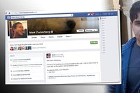 Hacker se naboural do profilu šéfa Facebooku: Psal na Zuckerbergovu zeď!