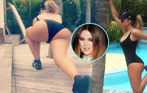 POOLky Khloe Kardashian v celé kráse: Pikantní fotky u bazénu pořídili její poťouchlí přátelé