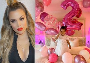 Khloe Kardashianová vystrojila dceři luxusní oslavu druhých narozenin.