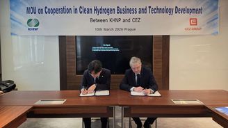 Korejská KHNP podepsala memorandum s ČEZ. Budou spolupracovat v oblasti čistého vodíku Korejská KHNP podepsala memorandum s ČEZ. Budou spolupracovat v oblasti čistého vodíku