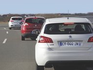 Kia Cee´d 1.6 GDI vs. Peugeot 308 1.6 THP 125 k vs. Renault Mégane Energy 1.2 TCe 130