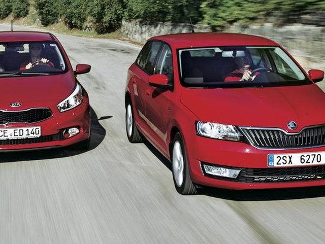 Kia Cee´d vs. Škoda Rapid Spaceback
