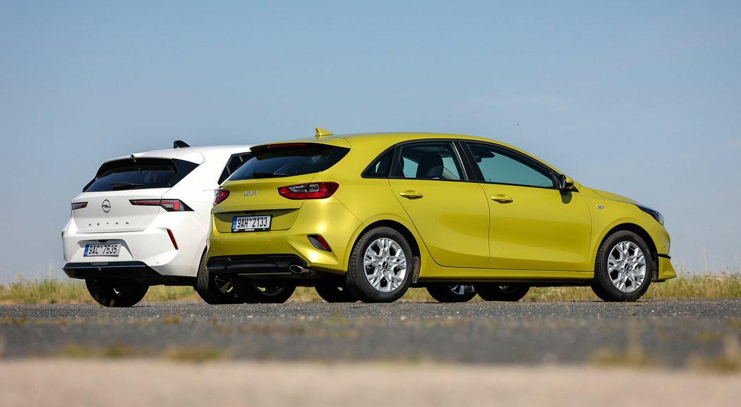 Kia Ceed 1.0 T-GDI vs. Opel Astra 1.2 Turbo