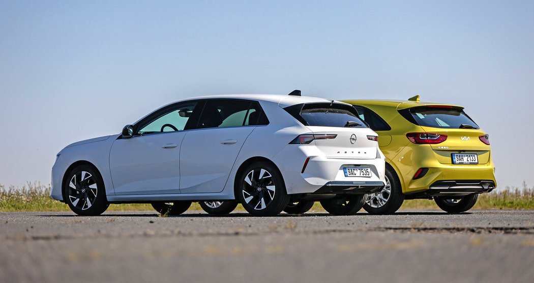 Kia Ceed 1.0 T-GDI vs. Opel Astra 1.2 Turbo