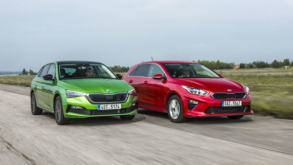 TEST Kia Ceed 1.0 T-GDI vs. Škoda Scala 1.0 TSI – Když chcete normální auto