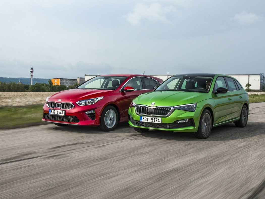 Kia Ceed 1.0 T-GDI vs. Škoda Scala 1.0 TSI