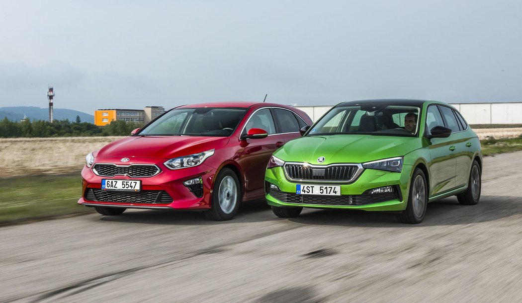 Kia Ceed 1.0 T-GDI vs. Škoda Scala 1.0 TSI