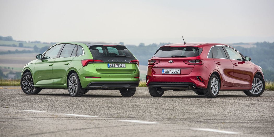 Kia Ceed 1.0 T-GDI vs. Škoda Scala 1.0 TSI