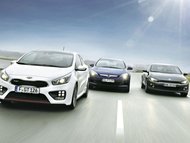 Kia Pro_cee´d GT vs. Opel Astra GTC vs. Volkswagen Scirocco